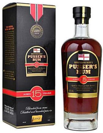 Pusser's British Navy Nelson's Blood 15 Year Old Rum