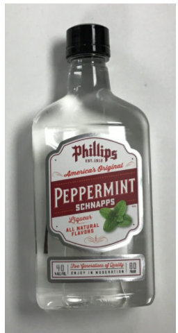 Phillips Peppermint Schnapps 80 proof 375ml