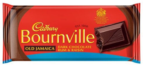 Cadbury Bournville Old Jamaica Dark Chocolate Rum & Raisin