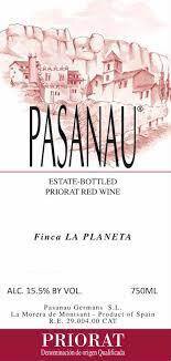 Pasanau Priorat Finca la Planeta