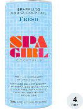 Spa Girl Fresh Vodka Soda Cans
