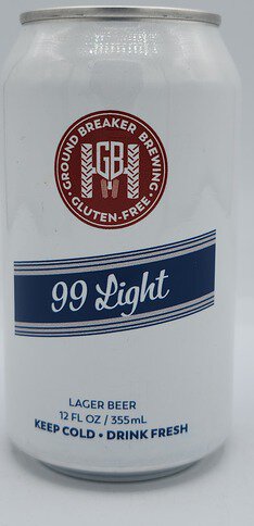 Ground Breaker 99 Light Gluten-Free Lager Beer
