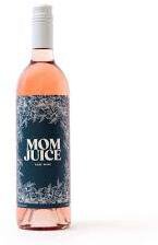 Mom Juice Rose Wine Glass