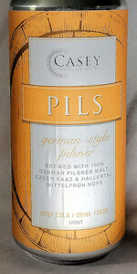 Casey Brewing Pils German Style Pilsner Colorado