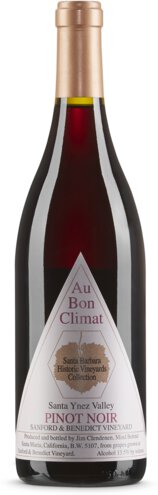 Au Bon Climat Pinot Noir Santa Barbara Historic Vineyards Collection Sanford & Benedict Vineyard Santa Ynez Valley