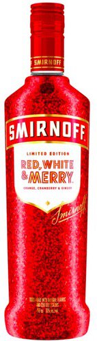 Smirnoff Red White And Merry Vodka LIMITED