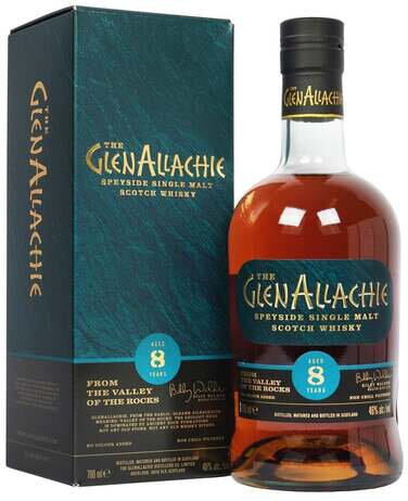 GlenAllachie Aged 8 Years Speyside Single Malt Scotch Whisky