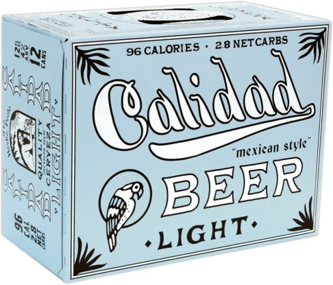 Calidad Light Mexican Lager 12cn