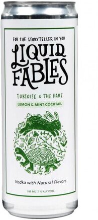 Liquid Fables Tortoise & The Hare (Lemon & Mint Vodka Cocktail)