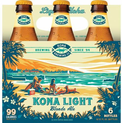 Kona Kanaha Light Blonde Ale 12oz Bottles