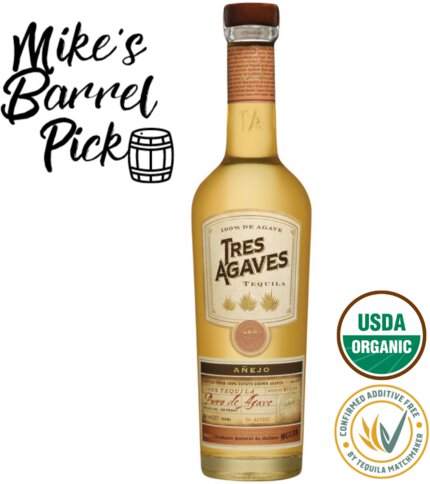 Tres Agave Anejo Organic Single Barrell