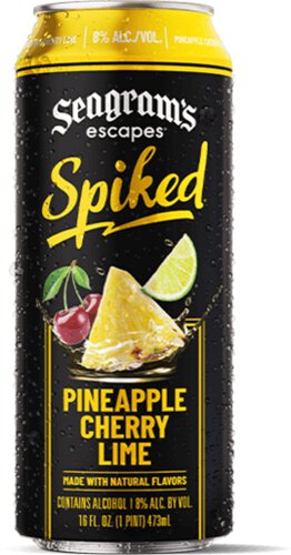 Seagrams Escapes Spiked Pineapple Cherry Lime