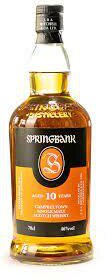 Springbank 10 Year Old Campbeltown Single Malt Scotch
