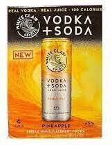 White Claw Seltzer Works Vodka Soda Pineapple 4pk