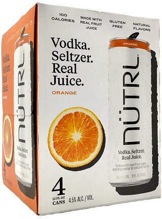 Nutrl Vodka Seltzer Orange