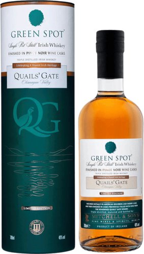 Green Spot Quail's Gate Single Pot Still Irish Whiskey