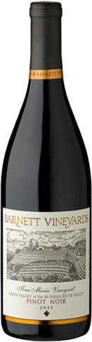 Barnett Vineyards Pinot Noir Tina Marie Vineyard Green Valley