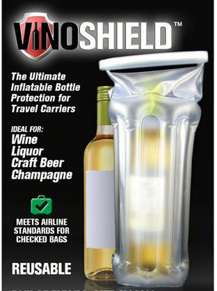 Vino Shield Inflatable Bottle Protector