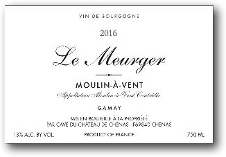 Le Meurger Moulin A Vent Gamay