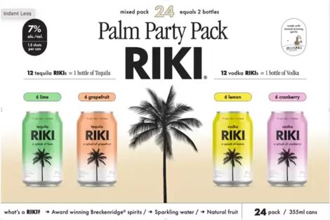 Riki Palm Mix Pack Vodka