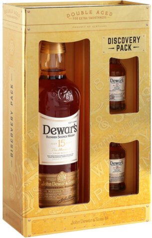 Dewar’s Scotch Whiskey 15 Year Discovery Pack Gift Set