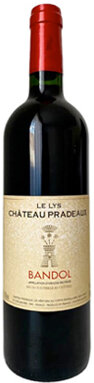 Chateau Pradeaux  Le Lys Bandol 2018
