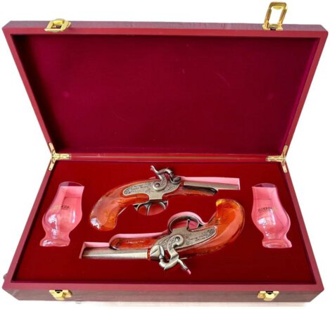 H. Deringer Bourbon Whiskey Pistol Gift Set