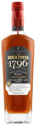 Santa Teresa 1796 Triple Aged Solera Rum Speyside Whisky Cask Finish