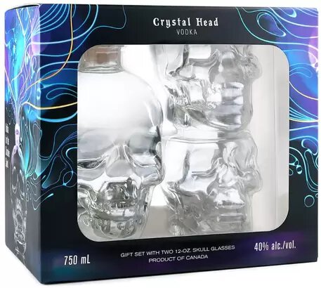 Crystal Head Vodka W Skull Shot Glass