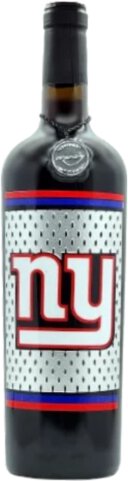 Mano's New York Giants Etched California Cabernet Sauvignon