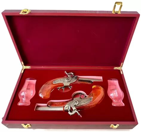 H Deringer Bourbon Whiskey Pistol Gift Set