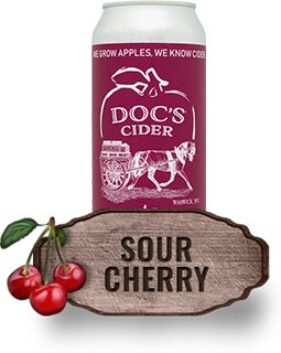 Doc's Cider Sour Cherry 4 Pack