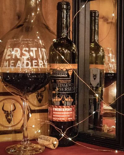 Superstition Meadery Bourbon Barrel S'mores And Peace