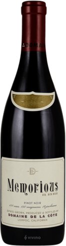 Domaine De La Cote Memorious Pinot Noir 2021