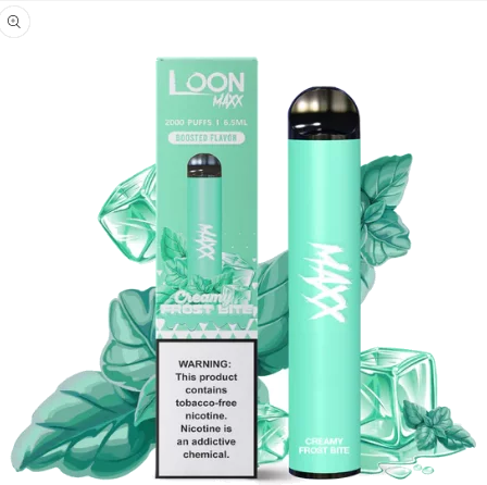 Loon Maxx Creamy Frost Bite - 2000 Puffs! - MGM Wine & Spirits - 1 Hour Delivery Service MGMRun.com Loon Maxx Creamy Frost Bite - 2000 Puffs! - MGM Wine & Spirits - 1 Hour Delivery Service MGMRun.com