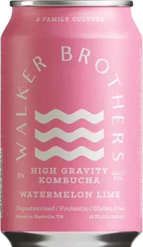 Walker Brothers High Grav Kombucha Watermelon Lime Cans