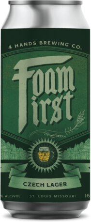 4 Hands Foam First Czech Lager