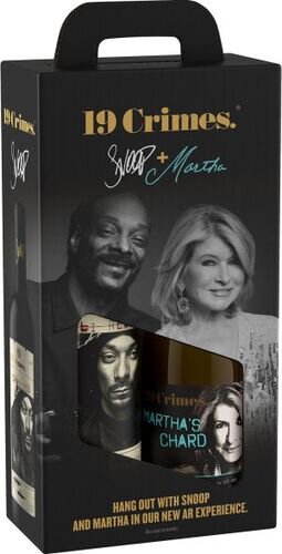 19 Crimes Snoop Cali Red & Martha Chardonnay 2 Pack
