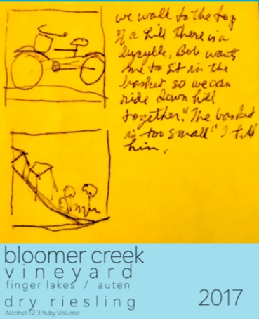 Auten Vineyard Dry Riesling Bloomer Creek