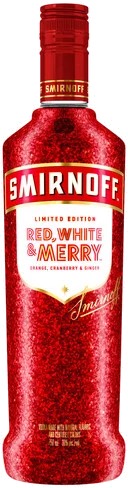 Smirnoff Red White Merry Orange Cran Ginger