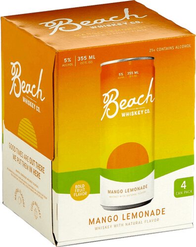 Beach Whiskey Mngo Lmnade Cktl Abv 4 Pack