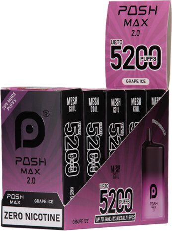 Posh Max Grape Ice Zero Nic