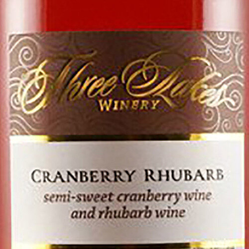 THREE LAKES CRANBERRY RHUBARB 750