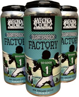 Wrong Crowd Quarterback Factory 4PK Cans