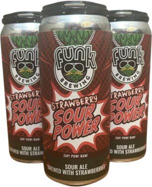 Funk Strawberry Sour Power 4PK Cans
