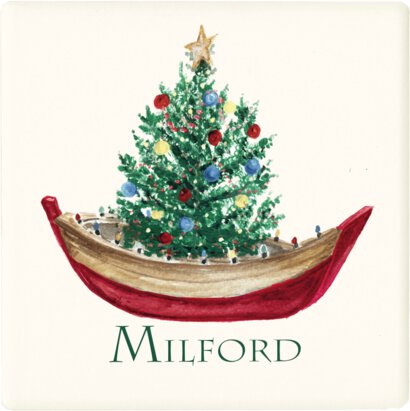 MILFORD XMAS DINGHY COASTER