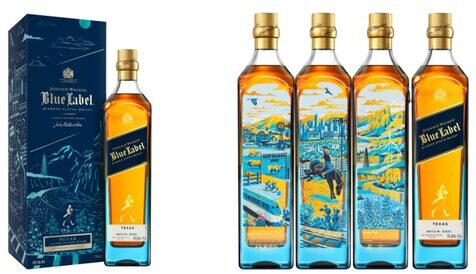 Johnnie Walker Blue Label Limited Edition Design Texas
