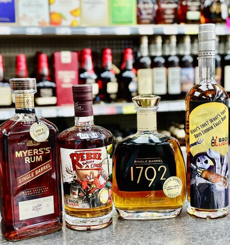 EAGLE RARE 10 YEARS  SINGLE BARREL COMBO WITH OTHER 3 STORE PICK