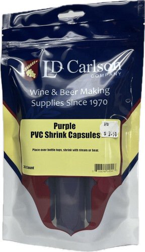 PVC Shrink Caps, Purple