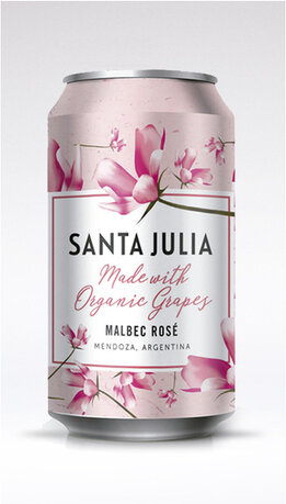 Santa Julia Malbec Rose Made With Organic Grapes